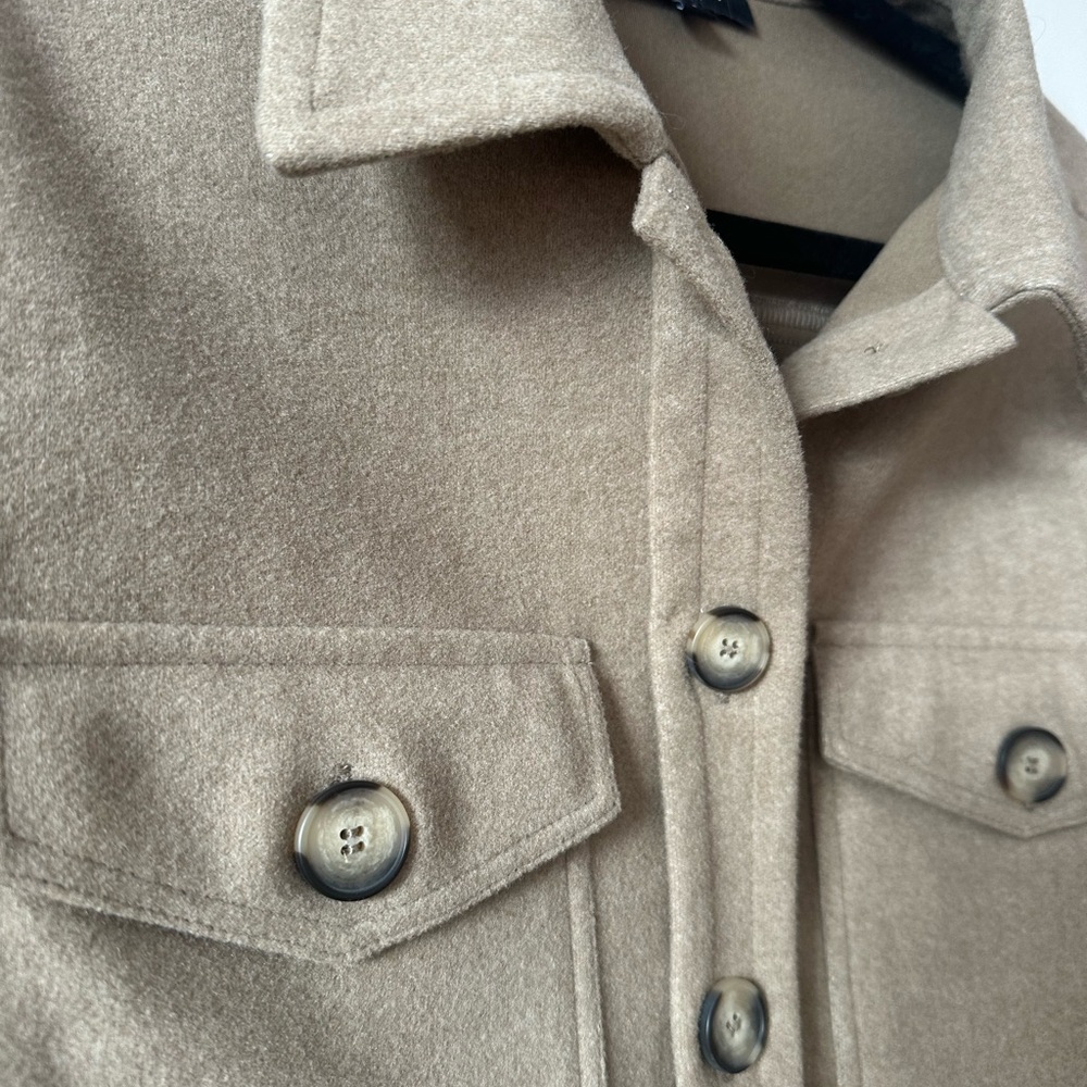 Lily Morgan Between-Season Jacket 'VIBE in dark beige - Picture 10 of 10